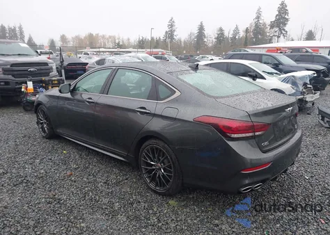 2019 Genesis G80 3.3T Sport z USA, uszkodzony, nr VIN KMHGN4JB0KU285653